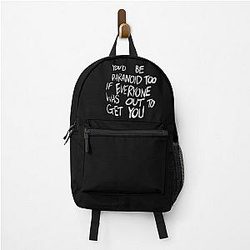 waterparks paranoid too - white Backpack