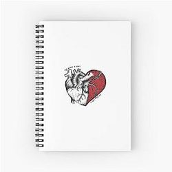 Waterparks [REBOOT] Heart Spiral Notebook
