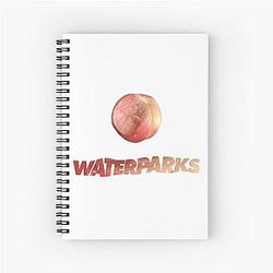 Waterparks - Peach Spiral Notebook