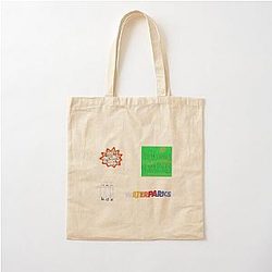 Waterparks Sticker Cotton Tote Bag