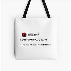 Waterparks Merch I Cant Stand Waterparks All Over Print Tote Bag