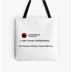 Waterparks Merch I Cant Stand Waterparks All Over Print Tote Bag