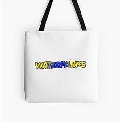 waterparks logo double dare  All Over Print Tote Bag