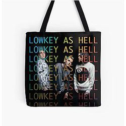 Lowkey As Hell Waterparks - Waterparks Design - Awsten Knight All Over Print Tote Bag