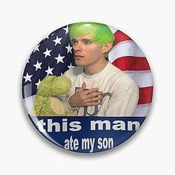 This Man Ate My Son - Awsten Knight Waterparks Pin
