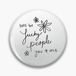 lucky people - waterparks Pin