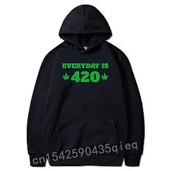 Everyday-Is Cannabis Weed Pot Stoners Hoodies Long Sleeve Men Hoodie