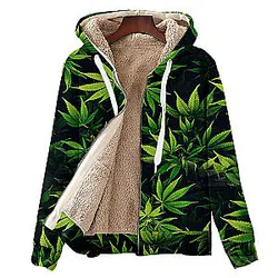 Thermal Oversized Fleece Men's Winter Jacket