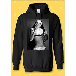 Nun Smoking Drink Weed Funny Cool Men Women Unisex Top  ES2912