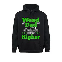 Dad Weed Marijuana Funny 420 Cannabis Gifts Men Fathers Day Sweatshirts
