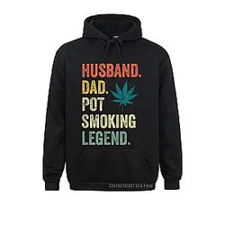 Fitted Mens Men Sweatshirts Mens Funny Weed Dad Stoner Gifts Husband
