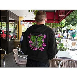 Dont leave me skeleton Marijuana cannabis weed 420 shirt Full Zip up Hoodie ES2912