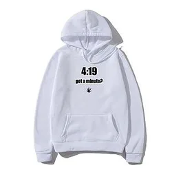 Po Go A Minute? 419 420 Weed Smoke Bake Smoking Graphic Sweatshir