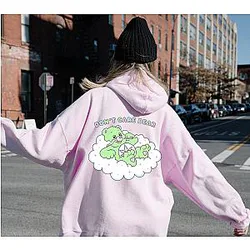 Don't Care Bear, Weed Hoodie, Cannabis Hoodie Gifts ES2912