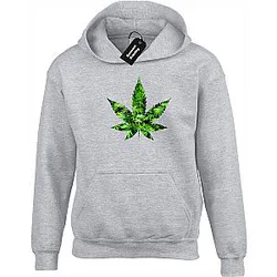 Cannabis double hoody hoodie funny weed  ES2912