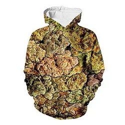 All Buds Weed 3D All Over Print Crewneck Pullover Hoodies Fashion Sweatshirt