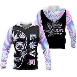 PLstar Cosmos NewFashionPsychedelic Plant Weed Green Leaf Reggae Streetwear