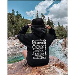 Stoner Hoodie, Jack Daniels Sweater, Hippie Hoodie, Gifts for Stoners ES2912