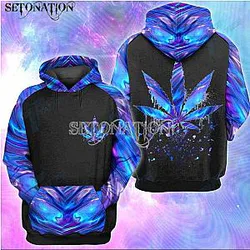 camouflage Weed Leaf Long Sleeves 3D Print Zipper/Hoodies