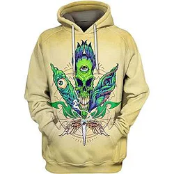 2020 New Pot Leaf weed Skull 3d hoodies/Sweatshirt Winter autumn long selvee Harajuku Hoodies top