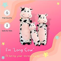 70-100cm Long Cow Cattle Doll Stuffed Animal Toy