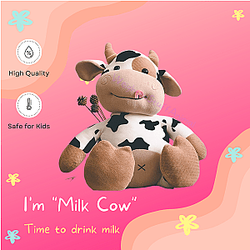 Milk Cow 35cm Plush Toy Animal Stuffed Doll