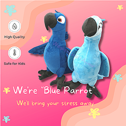 30CM Rio 2 Movie Blue Parrot Cartoon Plush Toys