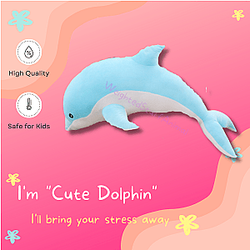 Kawaii Dolphin Plush Toys Cute Stuffed Animal Dolls