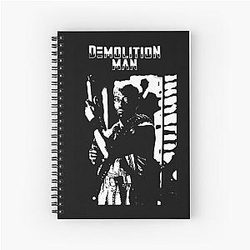Wesley Snipes in Demolition Man Spiral Notebook