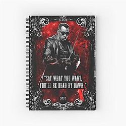 Blade & Wesley Snipes Spiral Notebook