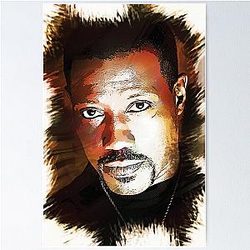 Wesley Snipes Custom Digital Artwork Poster