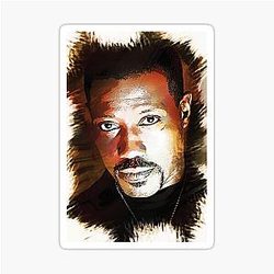 Wesley Snipes Custom Digital Artwork Sticker