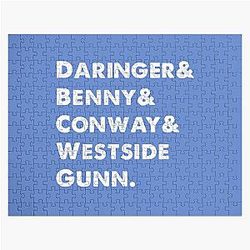 Darington Conway Westside gunn benny the butcher Fitted V-Neck  Jigsaw Puzzle
