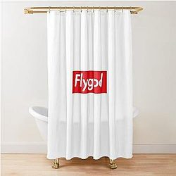 Flygod - westside gunn Póster Shower Curtain