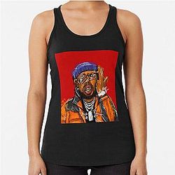 Westside Gunn art   Racerback Tank Top
