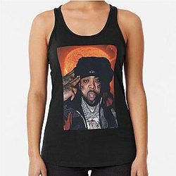 Westside Gunn eyes   Racerback Tank Top
