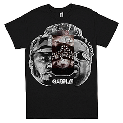 Triple Portrait Cracked Graphic LA 1004 Westside Gunn T-Shirts