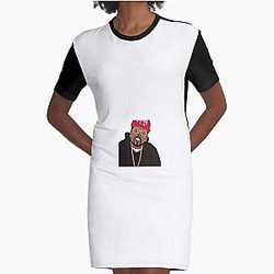 WESTSIDE GUNN art Graphic T-Shirt Dress