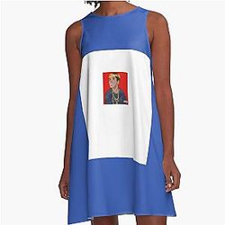 Flygod - Westside Gunn art Chiffon Top A-Line Dress