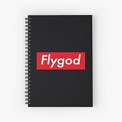 Flygod - westside gunn      	 Spiral Notebook