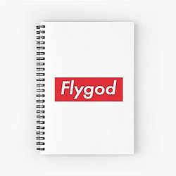 Flygod - westside gunn Póster Spiral Notebook
