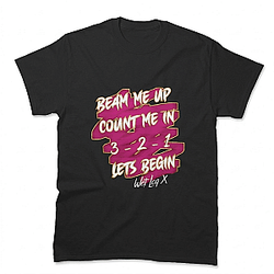 Beam Me Up Lyric Tee LA 1006 Wet Leg T-Shirts