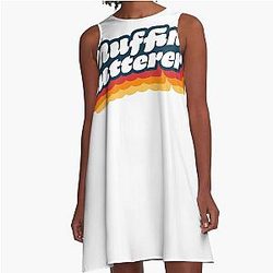 Wet Leg A-Line Dress