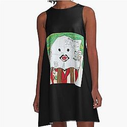 Undercover Wet Leg A Line Dress