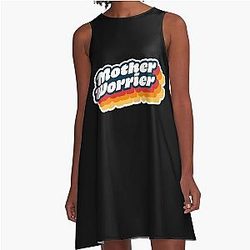 Wet Leg Mother A-Line Dress