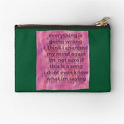 Too Late by Wet Leg Zipper Pouch