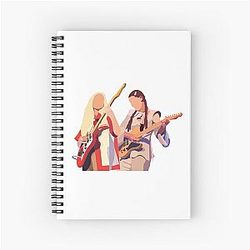 Wet Leg band print Spiral Notebook