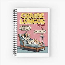 Wet Leg Chaise Longue Notebook