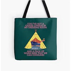 Wet Leg Chaise Longue Festival Tent All Over Print Tote Bag