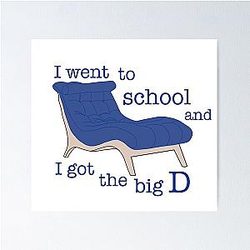 Wet Leg Chaise Lounge Poster